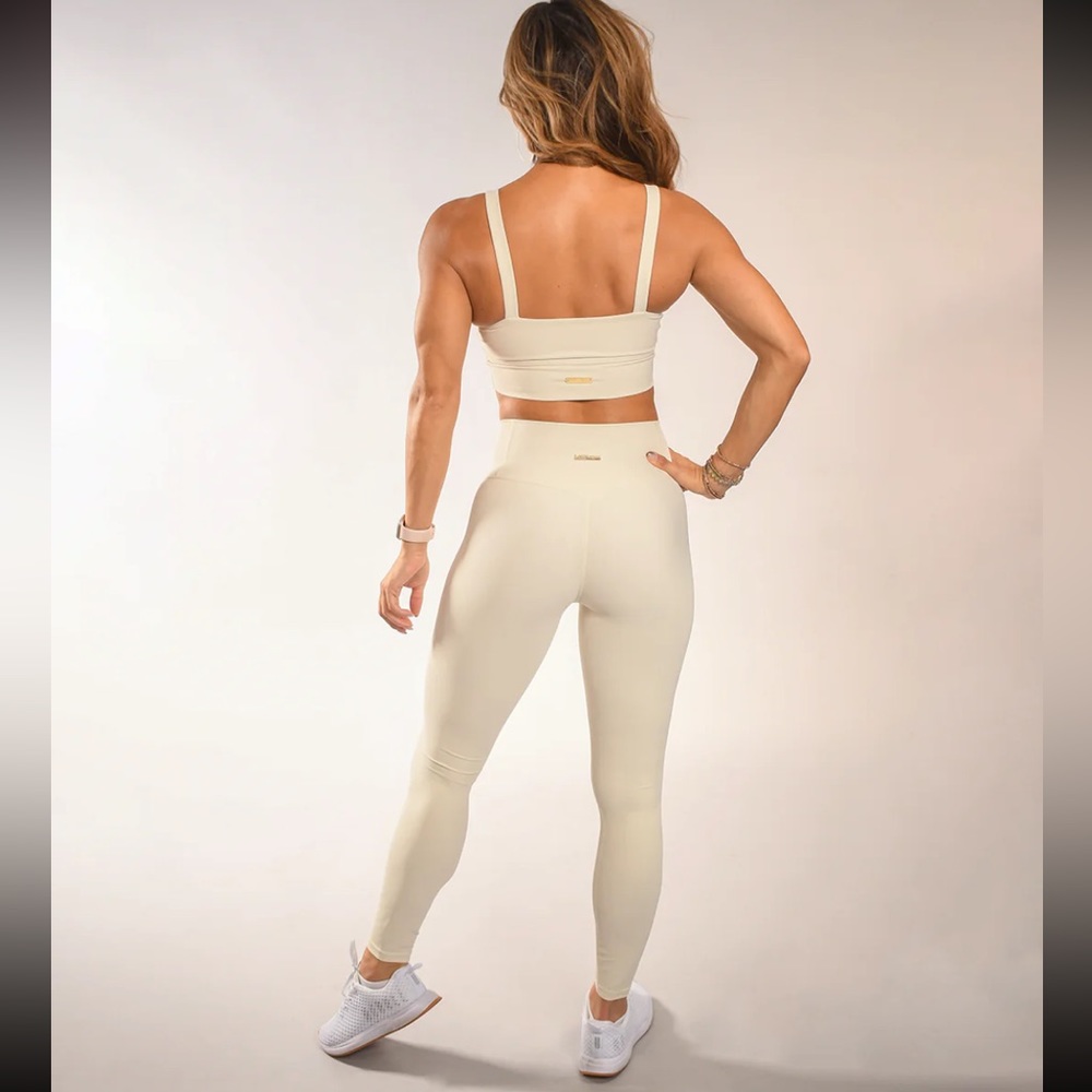 Effortless Ribbed Set - Cream - Picture 2 of 2